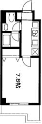 マーサ池上 1Kの間取図画像