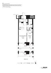 フレンシア蒲田 1LDKの間取図画像
