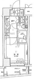 ヴェローナ大井南ルッソグランデ 1Kの間取図画像