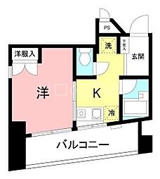 ディオニソス・戸越公園V&CH 1Kの間取図画像