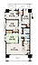 間取り：４LDK専有面積：80.46m2（約24.33坪）ポーチ面積：6.59m2（約1.99坪）バルコニー面積：14.53m2（4.39坪）※上記面積は新築時パンフレットの記載によります。