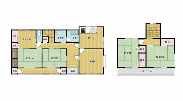 間取り 伊勢崎市境美原6-11