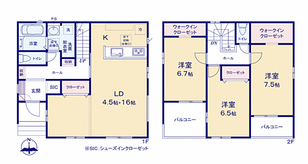 間取りを拡大表示