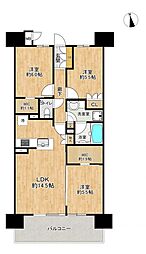 ザ・パークハウス三郷 3LDKの間取図画像