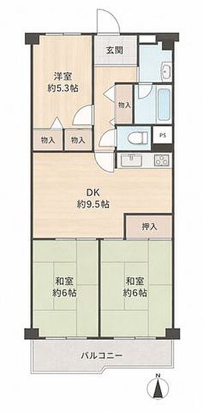 間取りを拡大表示