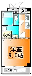 ルミナスライフ 1Kの間取図画像