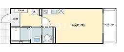 仮称)学南町新築アパート ワンルームの間取図画像