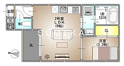 🉐敷金礼金0円！🉐津山線 法界院駅 徒歩2分