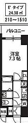 S-RESIDENCE新大阪駅前 1Kの間取図画像