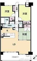 レジディア千里万博公園 4LDKの間取図画像