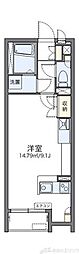 レオネクストエスプリ 1Kの間取図画像