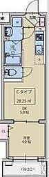 AXIA M-City大阪瑞光 1DKの間取図画像