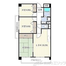 ウェルフェアー 3LDKの間取図画像