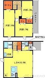 フォレストガーデンイースト 3LDKの間取図画像