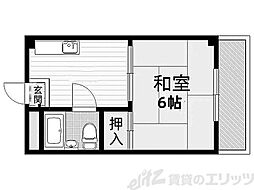 ビスタ新庄ハイツ3 1DKの間取図画像