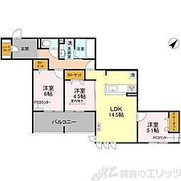 La Grand Suito 3LDKの間取図画像