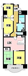 間取図画像 3LDK