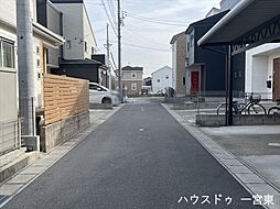一宮市馬見塚字又木:前面道路