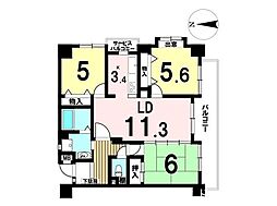 ナビシティ江南ステーション 3LDKの間取図画像