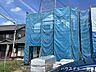 外観：上棟しました。建築中の現場を見学できる貴重な機会です。一緒に体感しませんか？