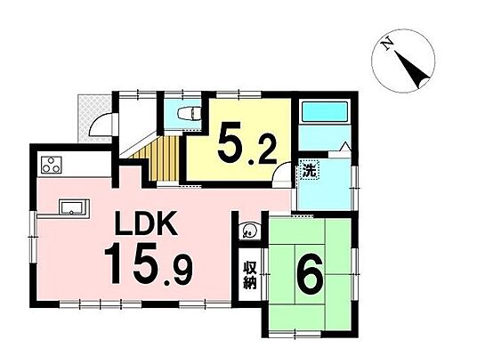 間取り 四日市市桜台2丁目　中古一戸建て