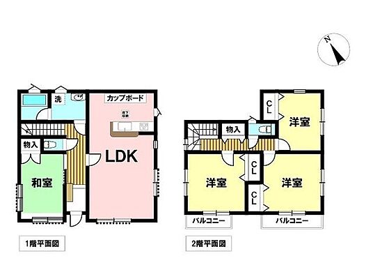 間取り 四日市市松寺2丁目　中古一戸建て