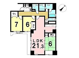 間取図画像 3LDK