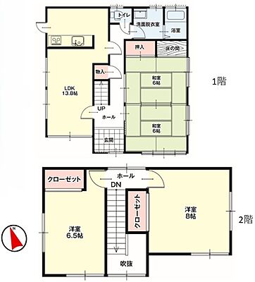 間取り KEM燕市下粟生津1期中古戸建