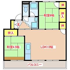 物件の間取り