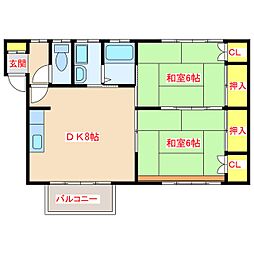 🉐敷金礼金0円！🉐コーポサカエ　I