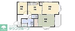 間取図画像 3DK