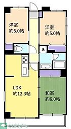 ライフピア草加松原 3LDKの間取図画像