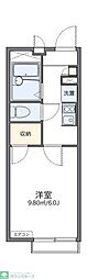 レオパレス六町 1Kの間取図画像