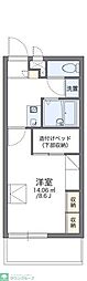 レオパレス綾瀬第8 1Kの間取図画像