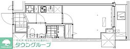 GENOVIA草加 1Kの間取図画像