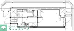 GENOVIA草加 1Kの間取図画像