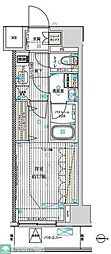 フュージョナル北綾瀬 1Kの間取図画像