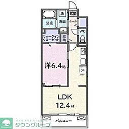 ブランノワレ 1LDKの間取図画像