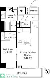 MAISON.O. 1LDKの間取図画像