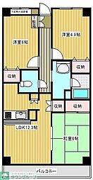 カトレア 3LDKの間取図画像