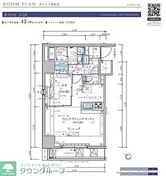 メインステージ五反野II 4階1LDKの間取り
