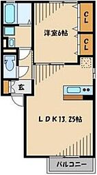 間取図画像 1LDK