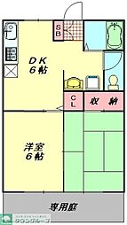 間取図画像 2DK