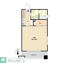 名鉄名古屋本線 山王駅 徒歩8分の賃貸マンション 10階1Kの間取り