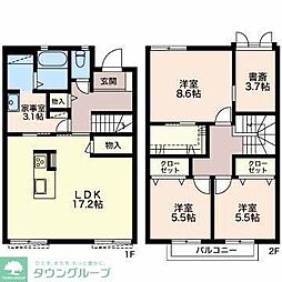 ミッシェル高針 3SLDKの間取図画像