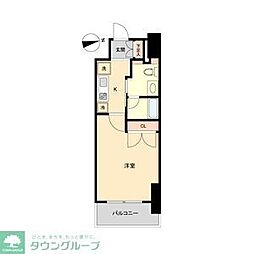 名古屋市営鶴舞線 鶴舞駅 徒歩5分の賃貸マンション 7階1Kの間取り