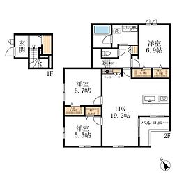Grace Hills 八事 3LDKの間取図画像
