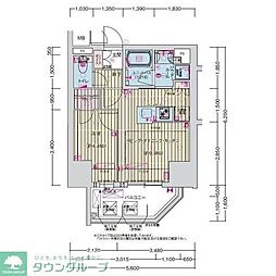 名古屋市西区幅下2丁目マンション 1LDKの間取図画像