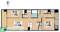 GRANPASEO丸の内 2LDKの間取図画像