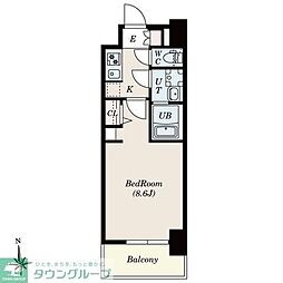 S-RESIDENCE尾頭橋beaute 1Kの間取図画像